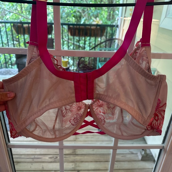 Embroidered Unlined Balconette Bra - Picture 6 of 6